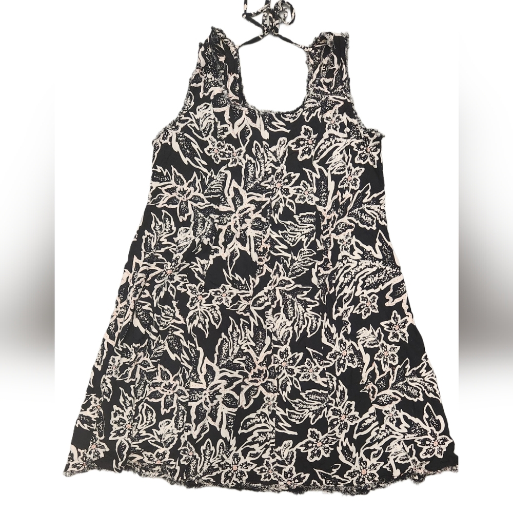 Motherhood Maternity Medium Patterned Rayon Sleevless Frayed Edge